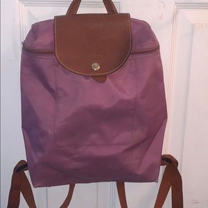 Longchamp backpack purple